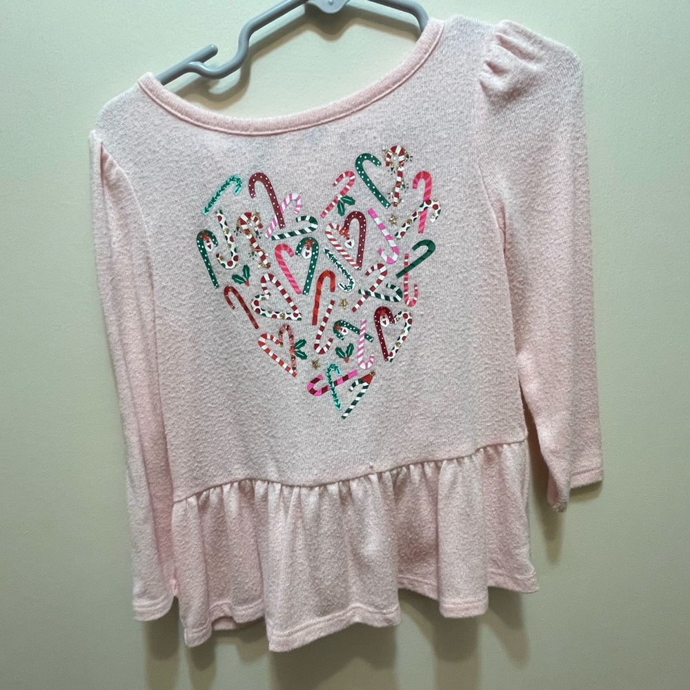 2T cat & jack Christmas outfit